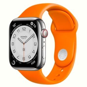 Hermès Orange Silicon Sport Band for Apple Watch 41mm